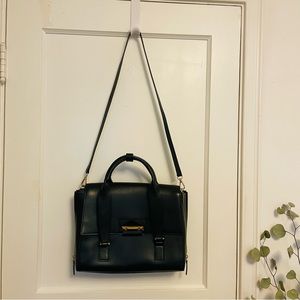 BCBGMAXAZRIA Harper Satchel Tote bag Leather